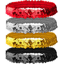 Charlestonová flitrová čelenka retro